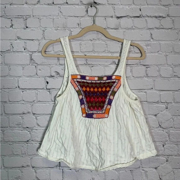 Urban Outfitters Embroidered Tank, Size Medium, Good Condition - Picture 2 of 5